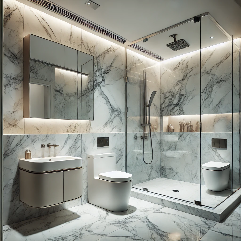 marble bathroom